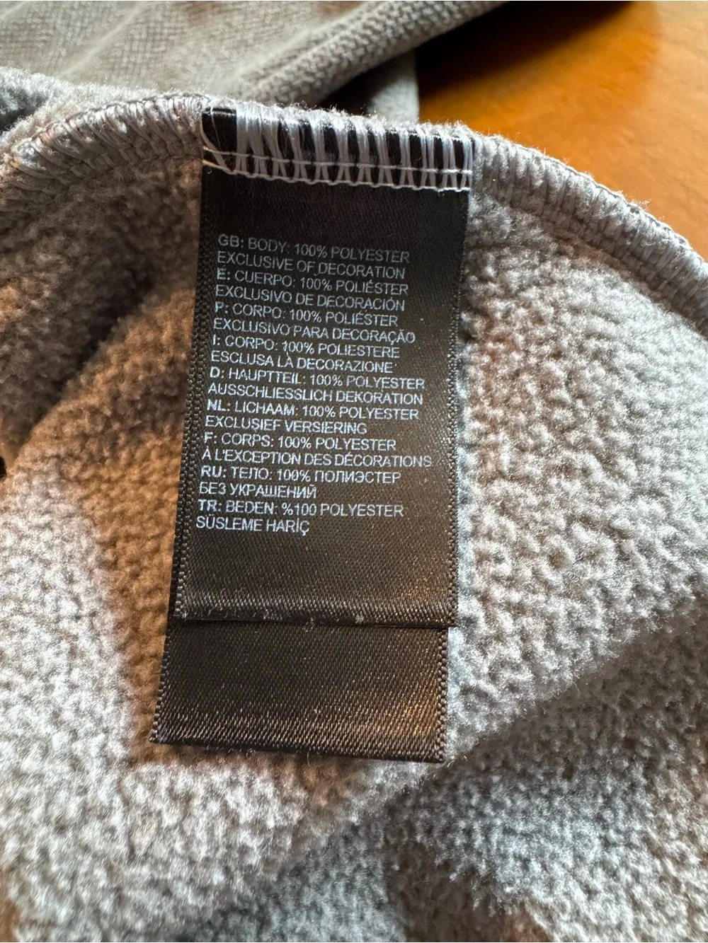 The North Face Men's Gray Quarter-Zip Fleece Pullover